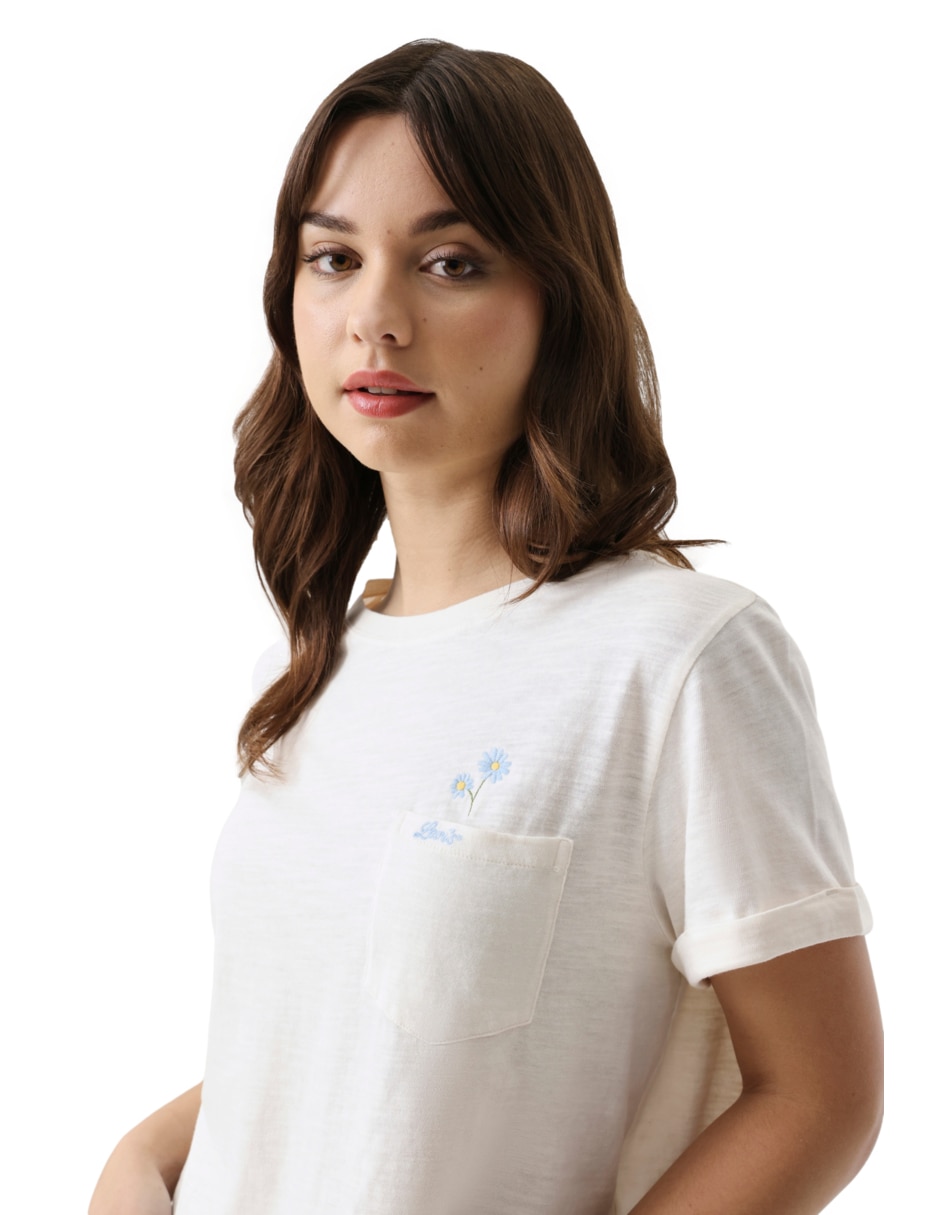 Playera manga corta Levi'S cuello redondo para mujer