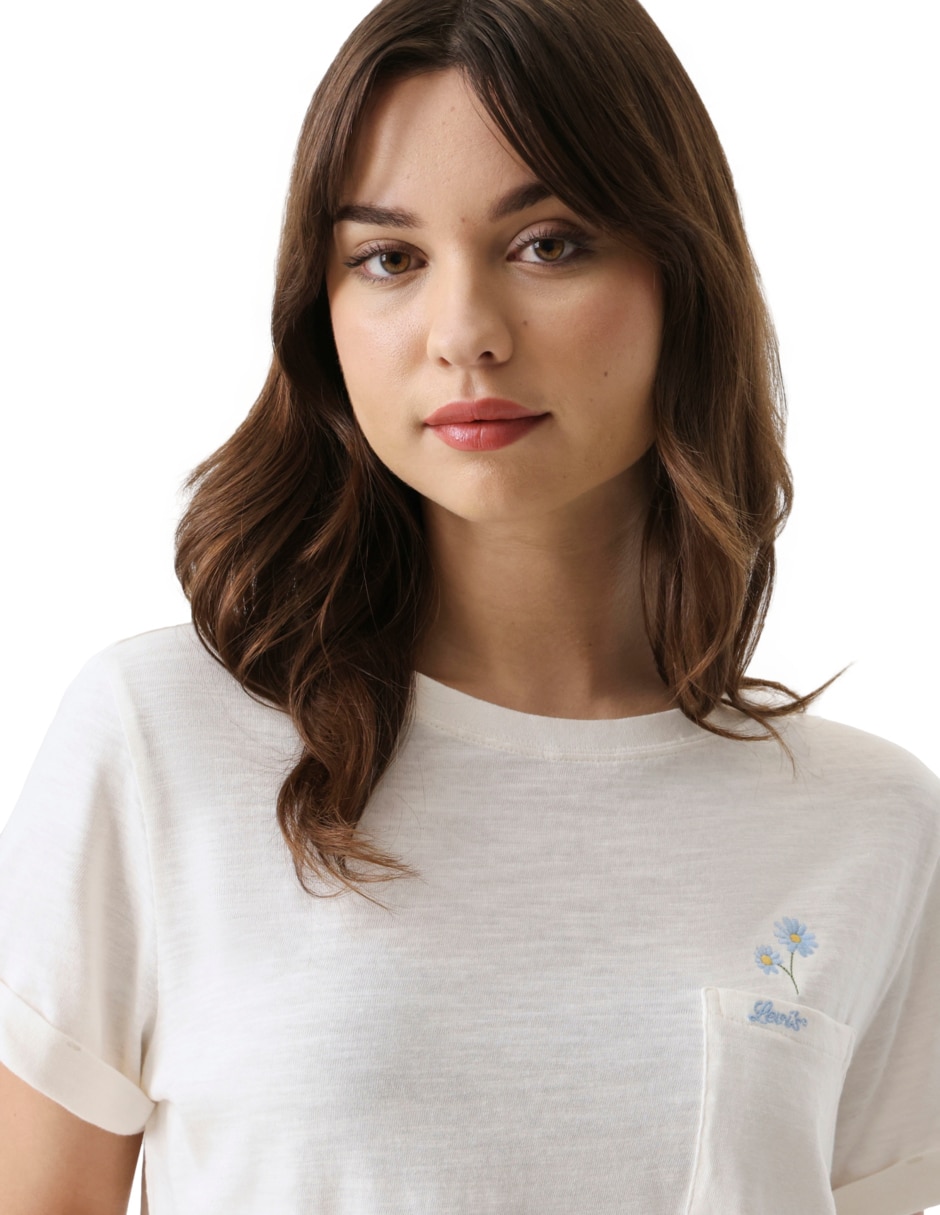 Playera manga corta Levi'S cuello redondo para mujer