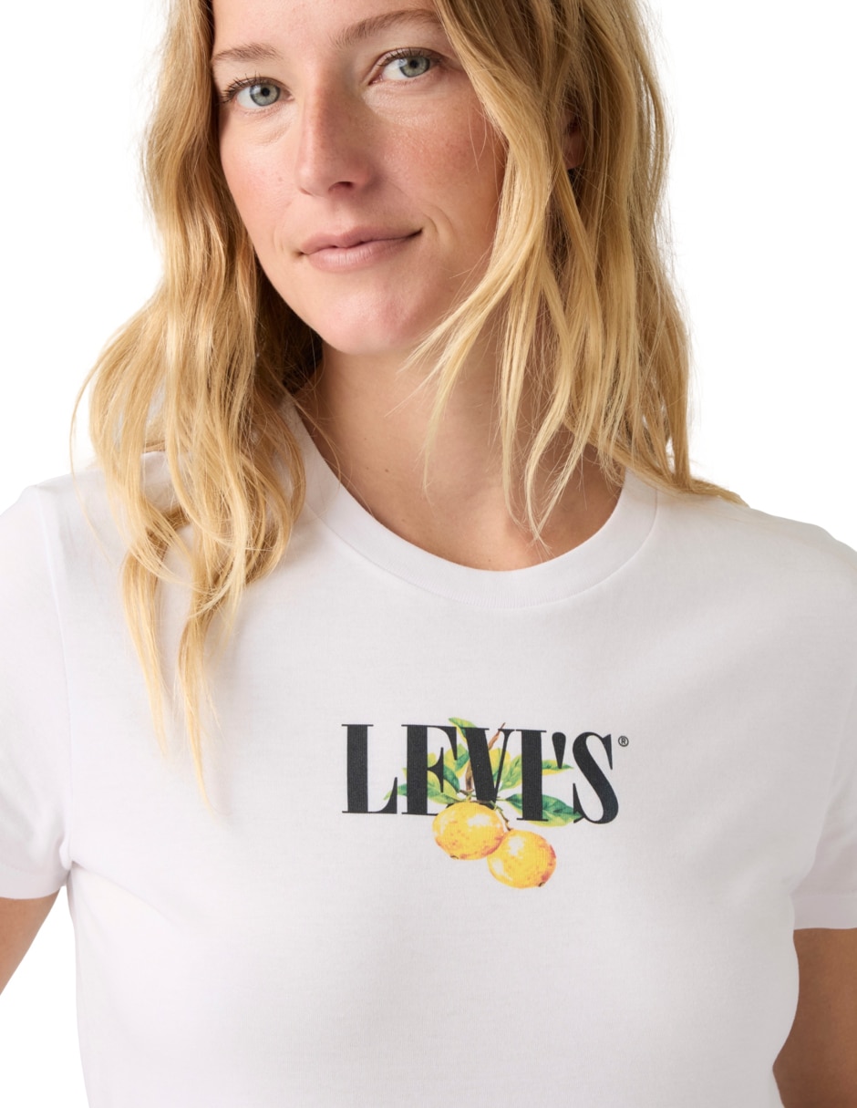 Playera manga corta cuello redondo mujer 2