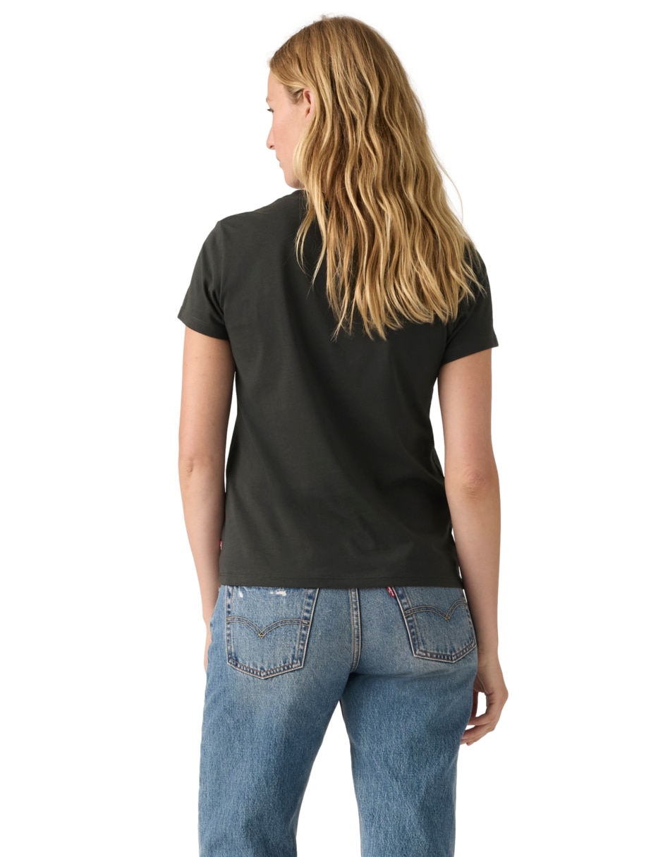 Playera manga corta cuello redondo mujer 4