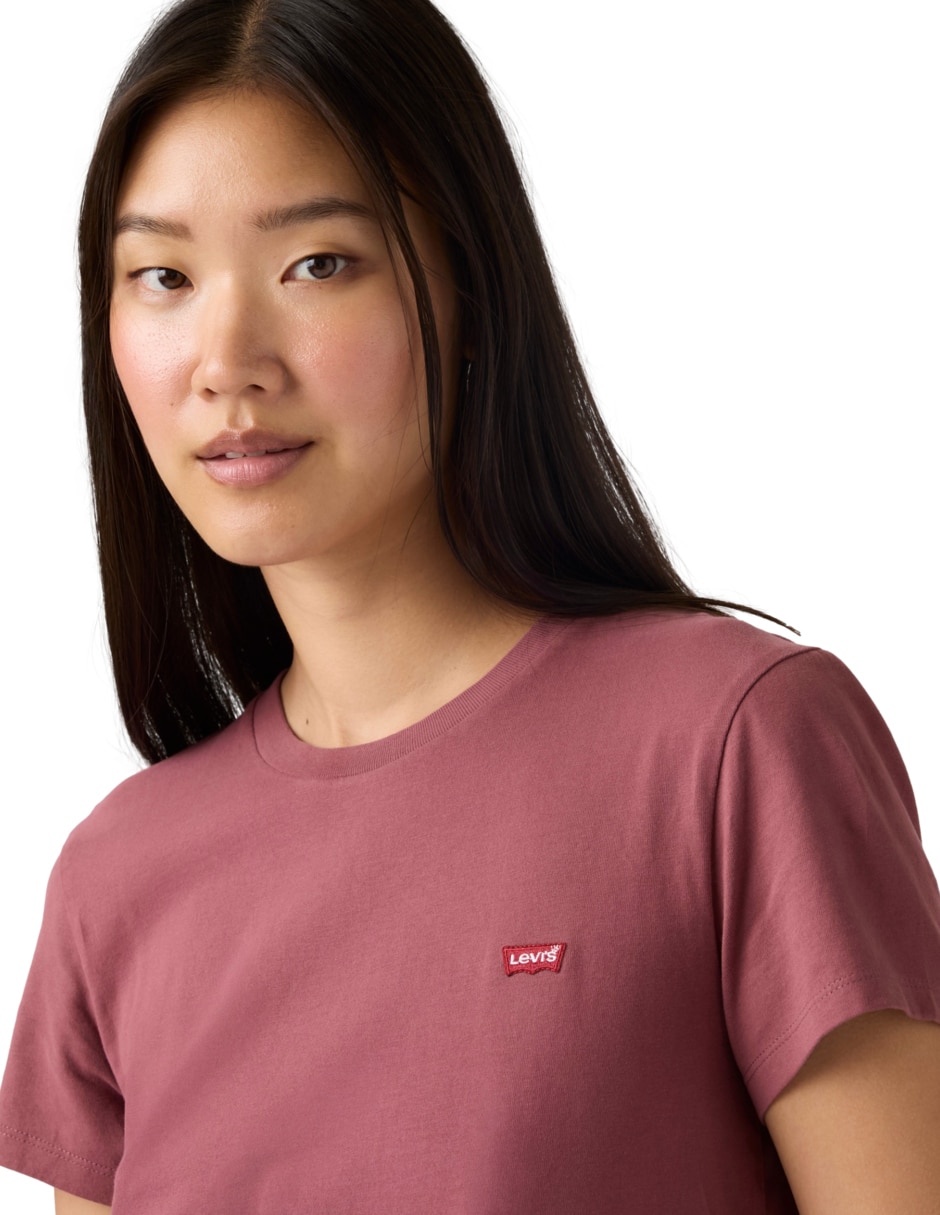 Playera manga corta cuello redondo mujer 2