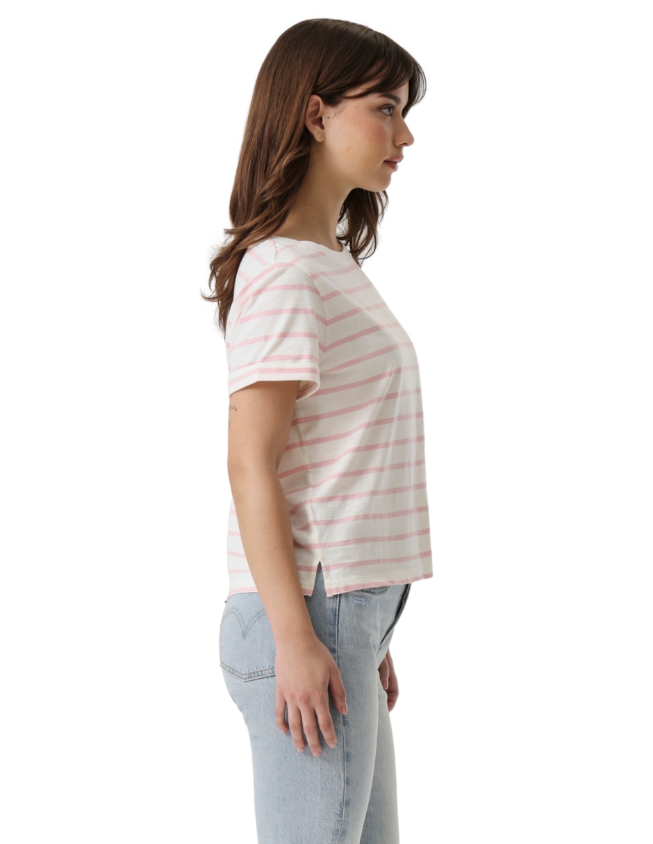 Playera manga corta Levi'S cuello redondo para mujer