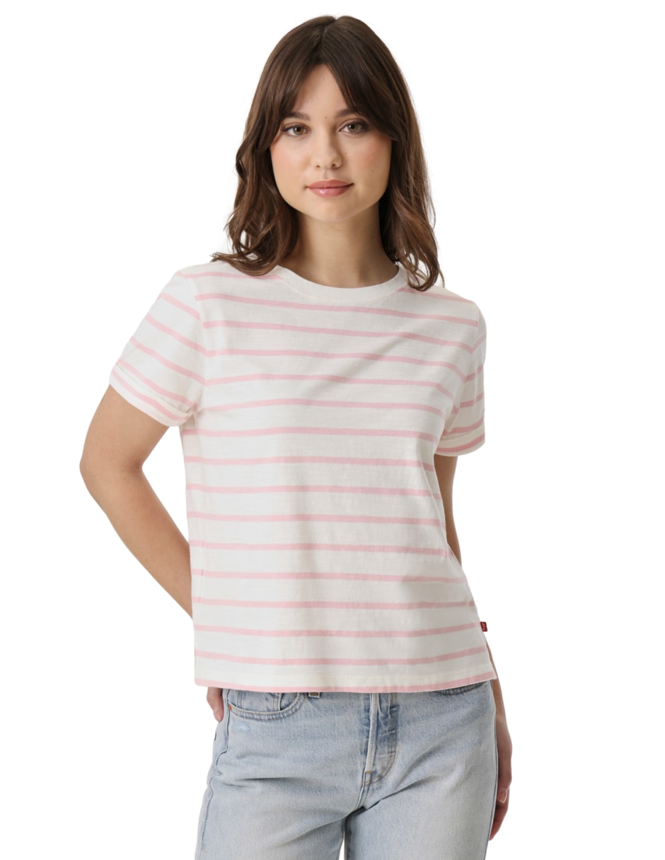 Playera manga corta Levi'S cuello redondo para mujer