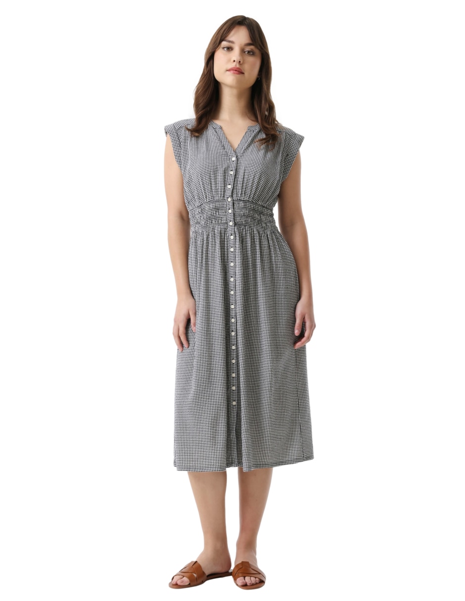 Vestido midi casual para mujer Vestido midi casual para mujer