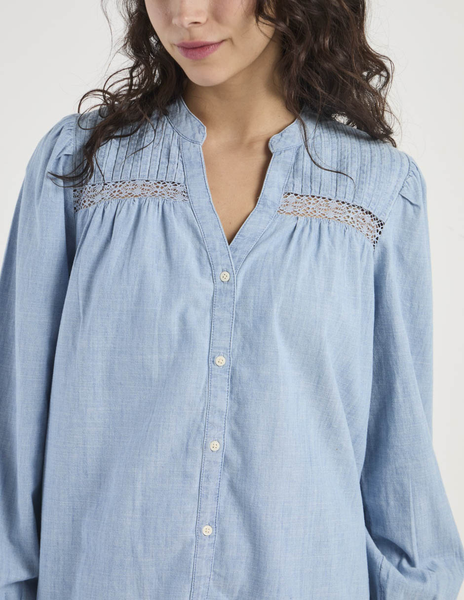 Blusa manga larga para mujer 5