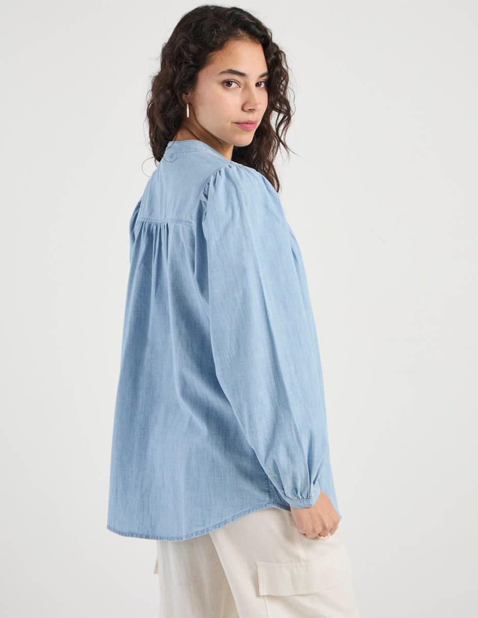 Blusa manga larga para mujer 6