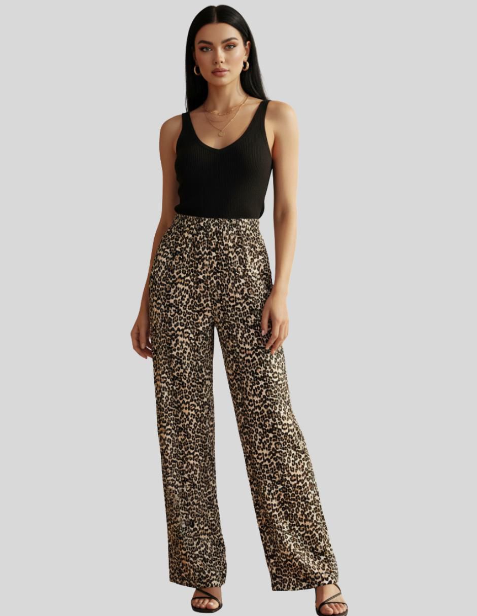 Pantalón wide leg para mujer 8