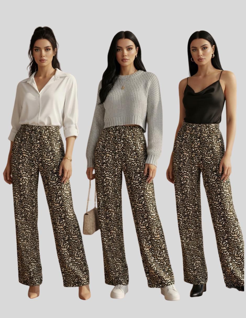 Pantalón wide leg para mujer 6