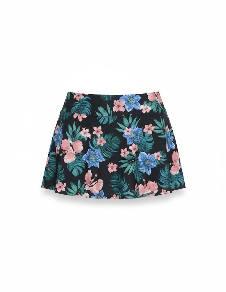 Bikini estampado floral a la cintura para mujer 2