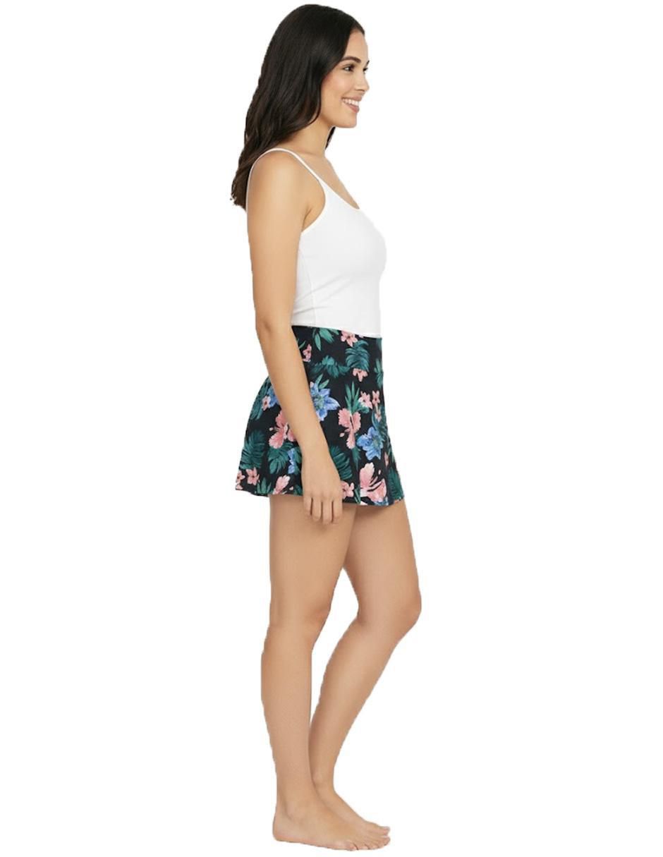 Bikini estampado floral a la cintura para mujer 3