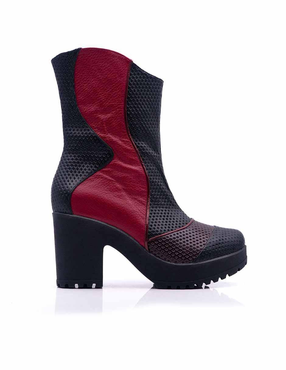 Bota abajo de la rodilla de piel para mujer Bota abajo de la rodilla de piel para mujer