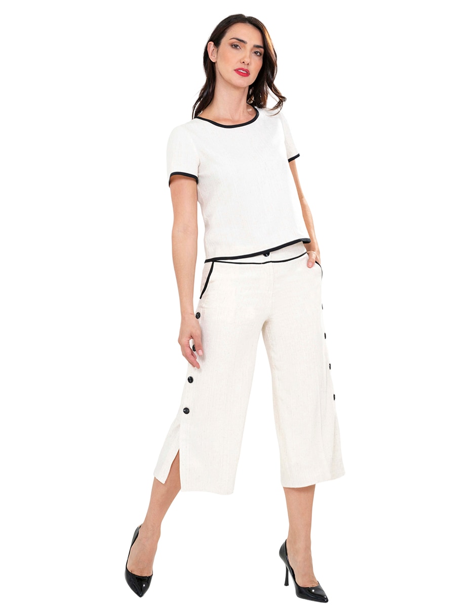 Blusa manga corta para mujer 5
