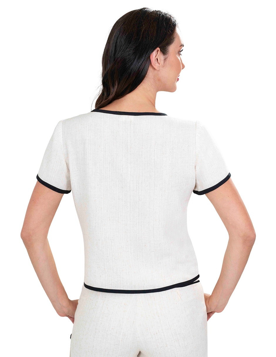 Blusa manga corta para mujer 6