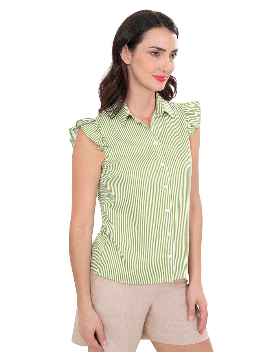 Blusa manga corta para mujer 1
