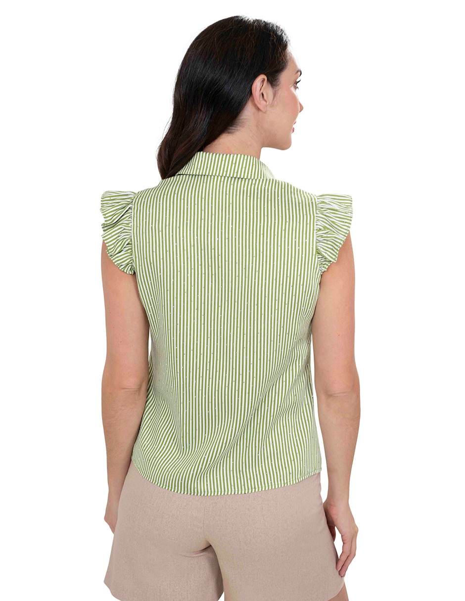 Blusa manga corta para mujer 6