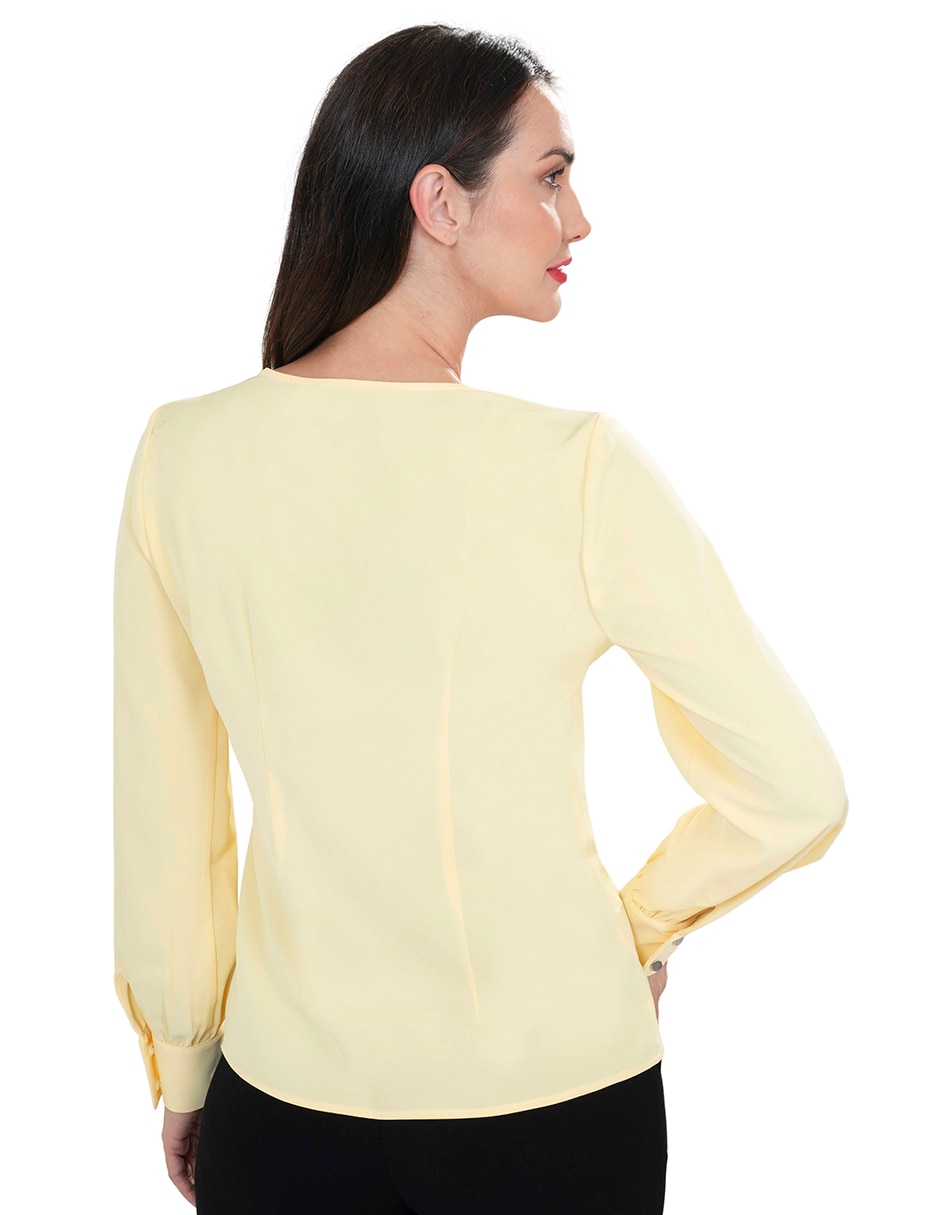 Blusa manga larga para mujer