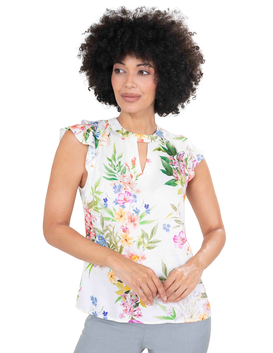 Blusa manga corta para mujer 1