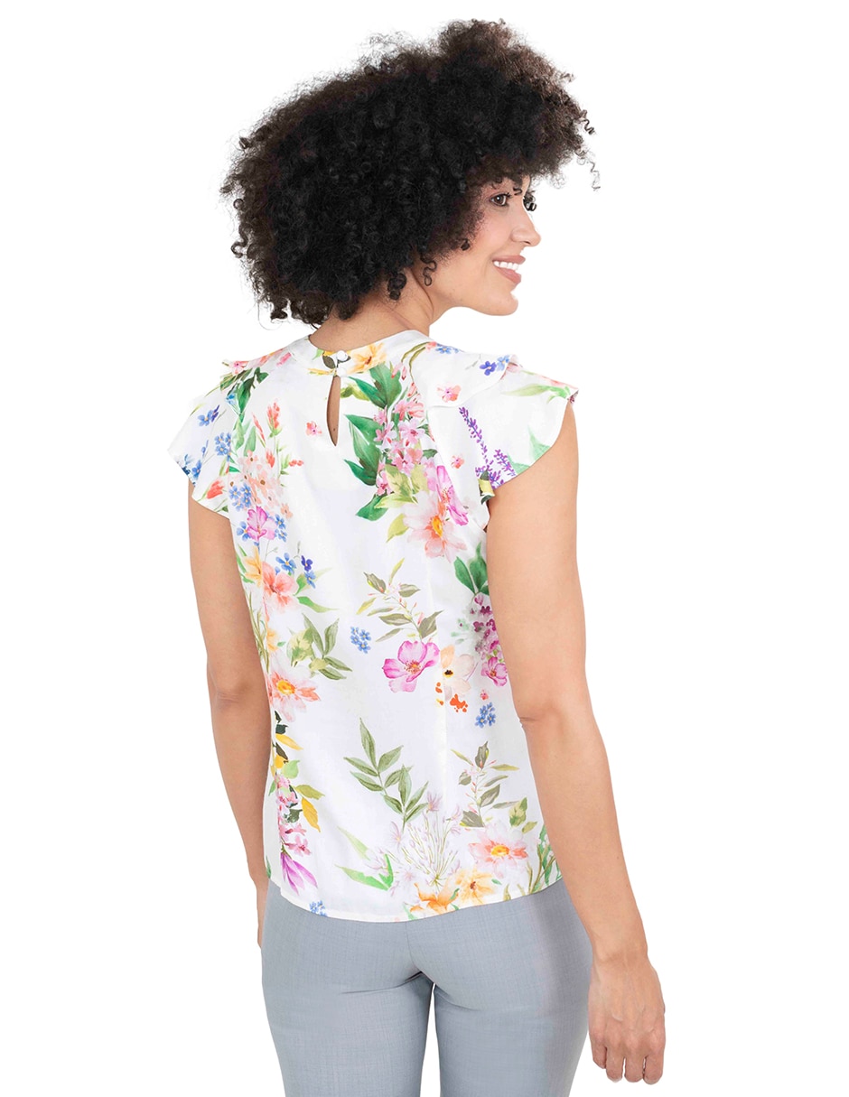Blusa manga corta para mujer 6