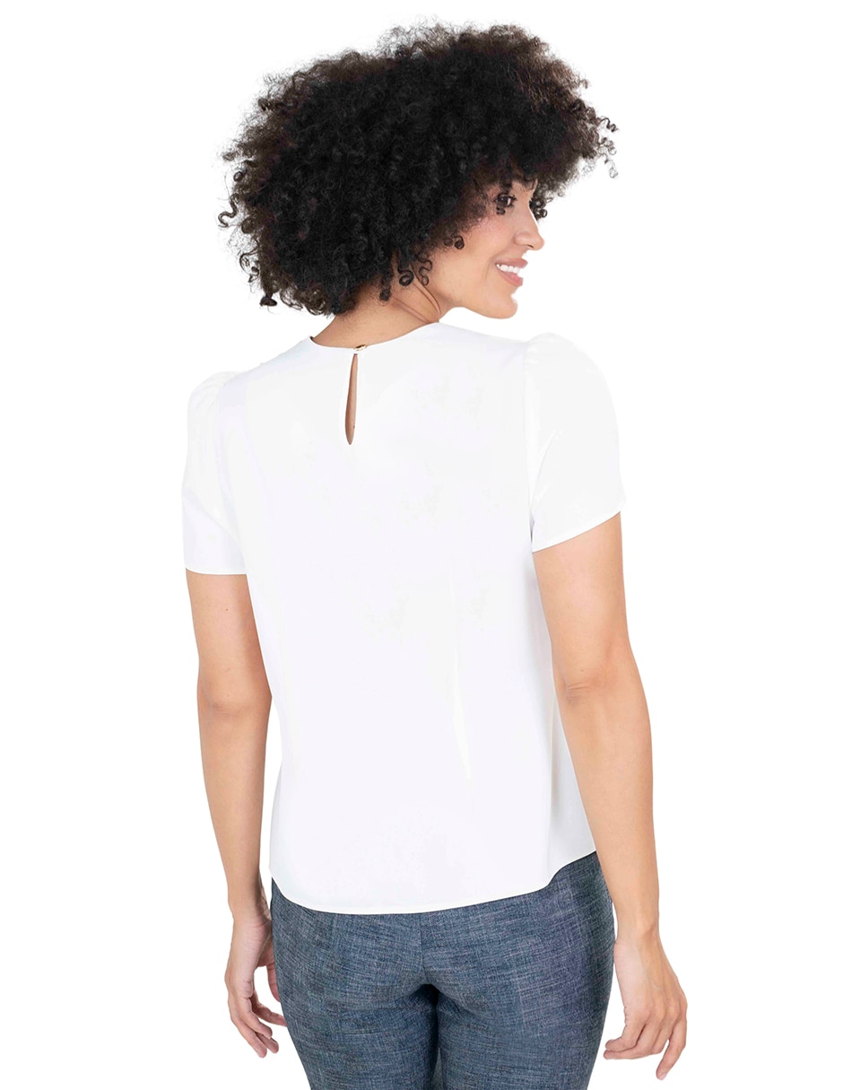 Blusa manga corta para mujer 6