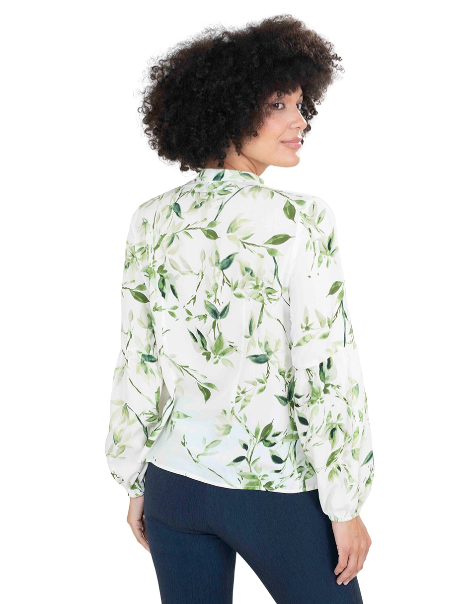 Blusa manga larga para mujer 6