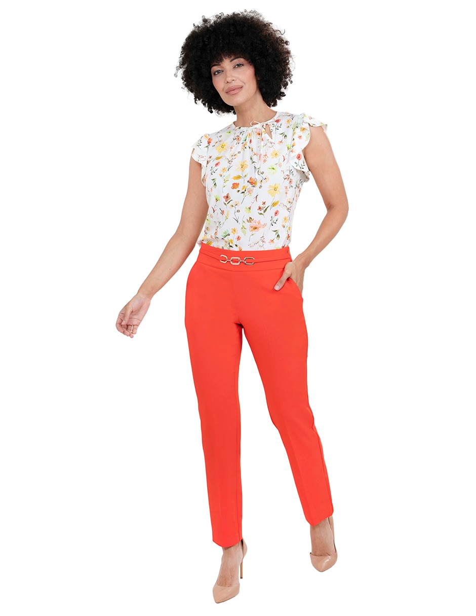 Pantalón Atelier Petite regular para mujer