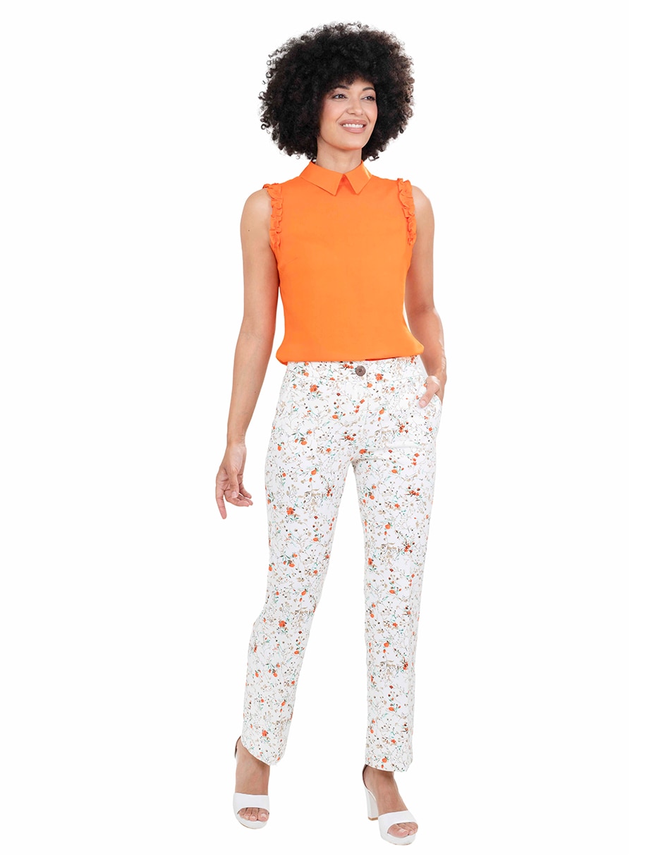 Pantalón regular para mujer 2