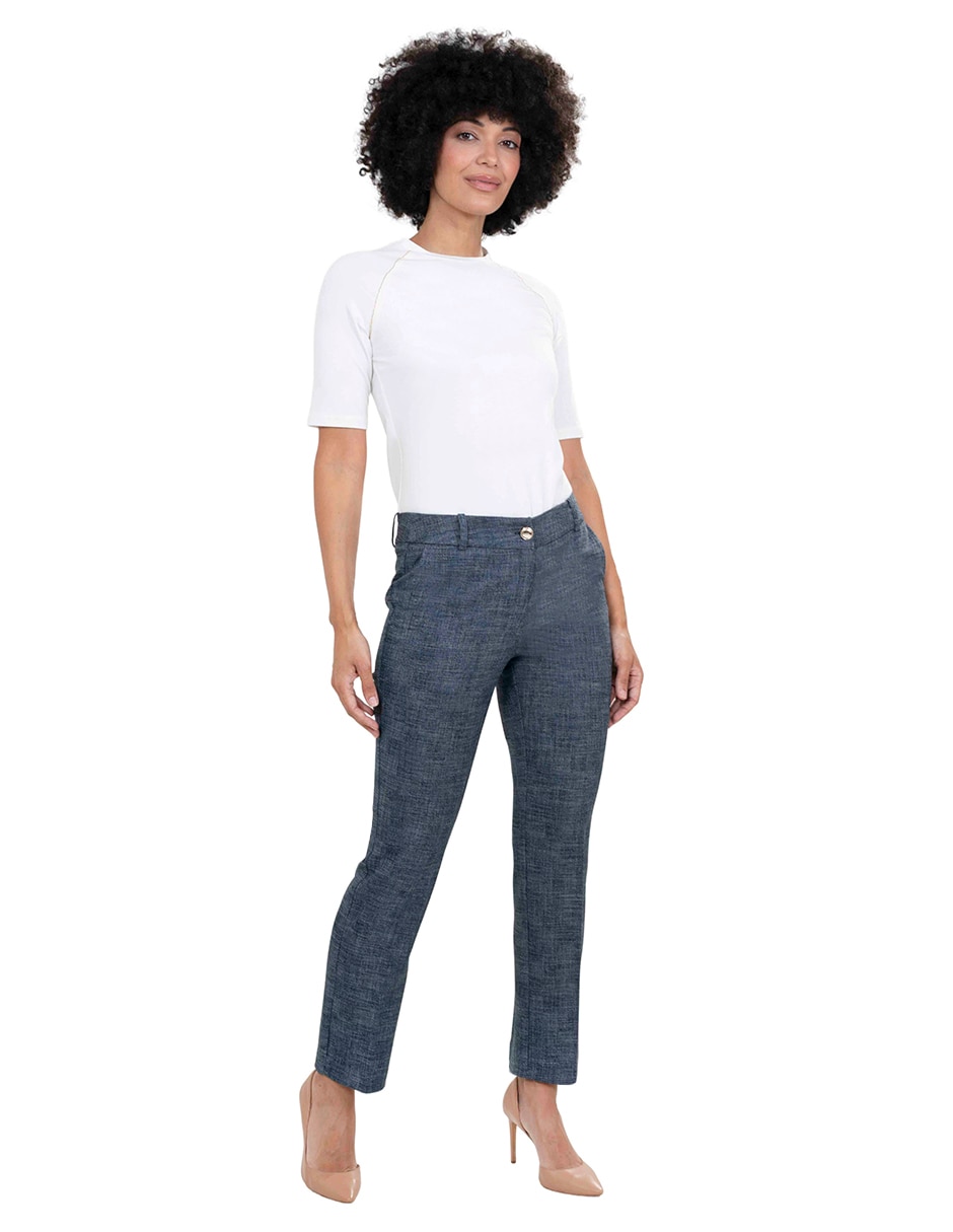 Pantalón Atelier Petite regular para mujer
