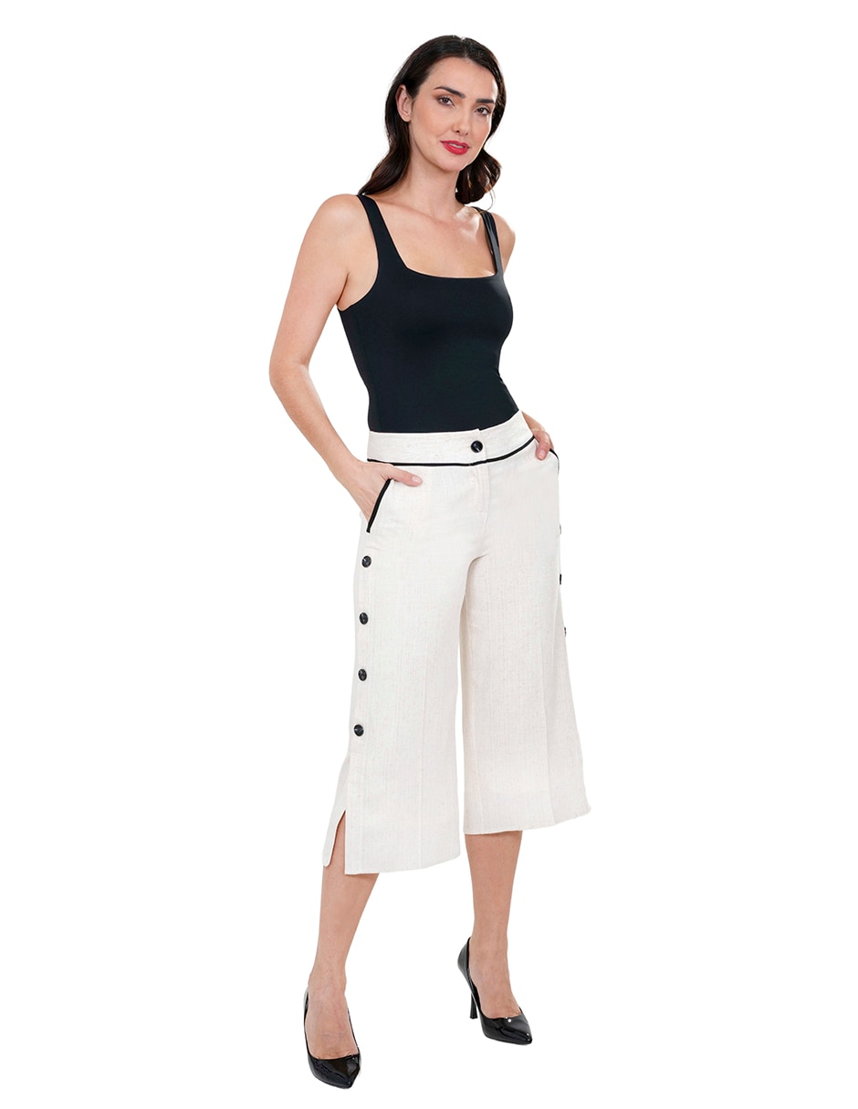Pantalón Coulotte amplio para mujer 5
