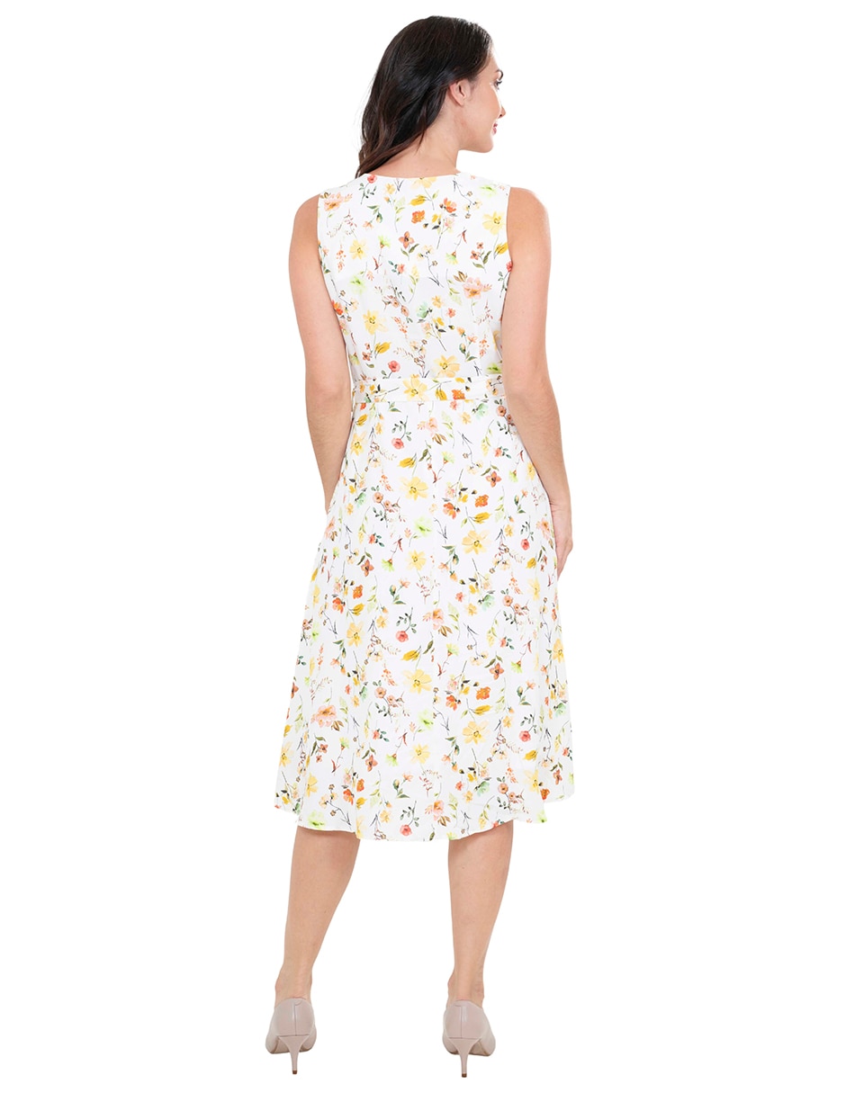 Vestido a la rodilla casual para mujer