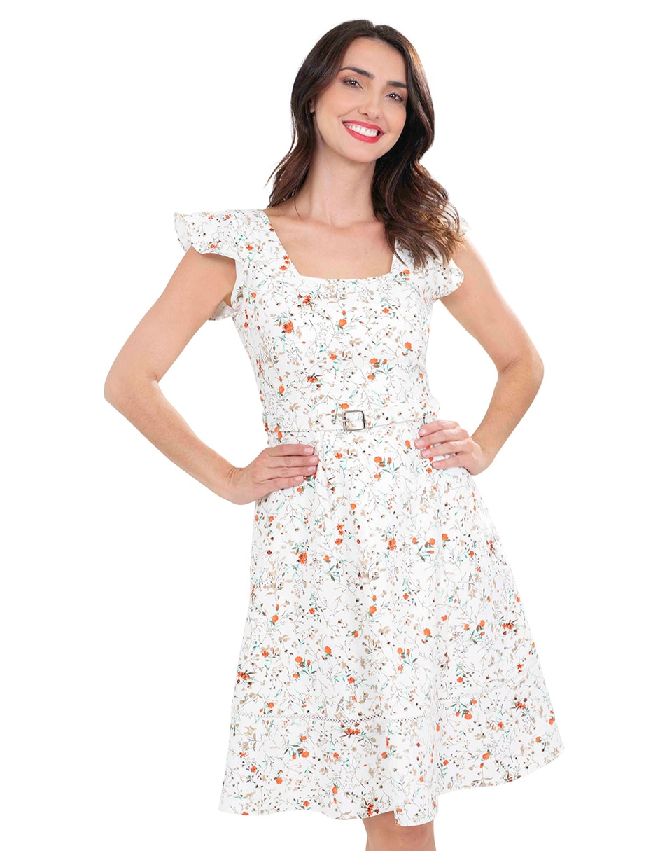 Vestido a la rodilla casual para mujer
