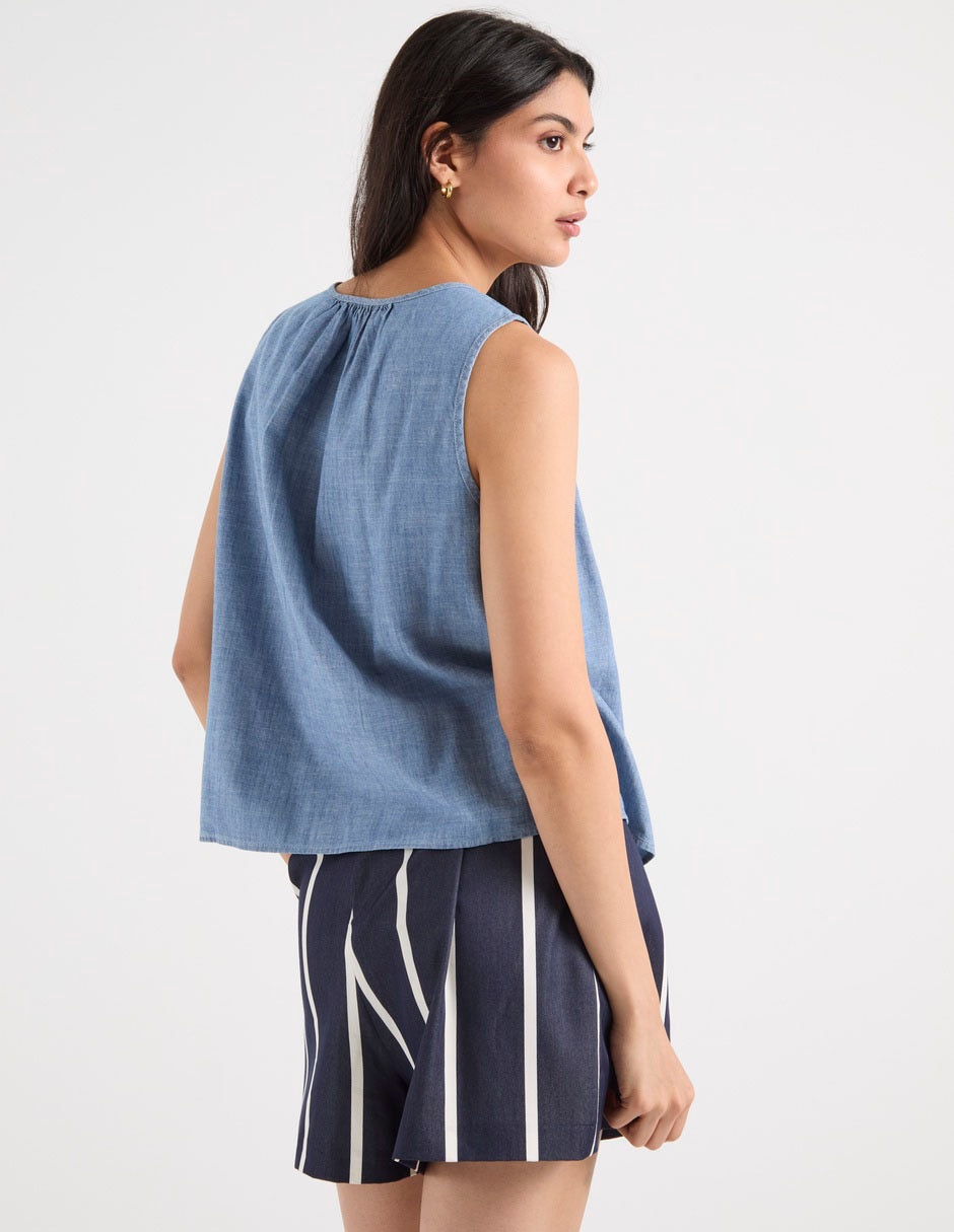 Blusa de tirantes para mujer 4