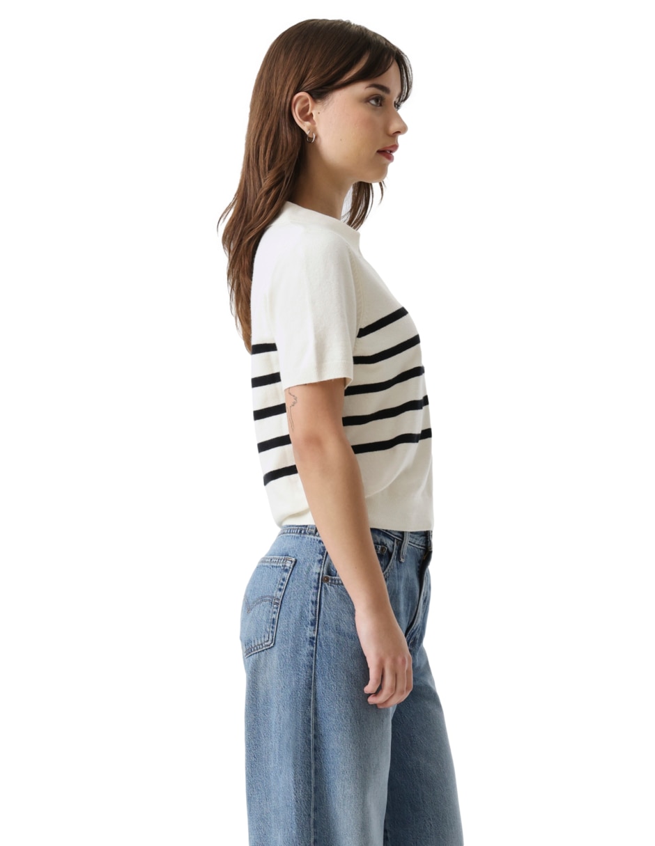 Suéter cuello polo para mujer 2