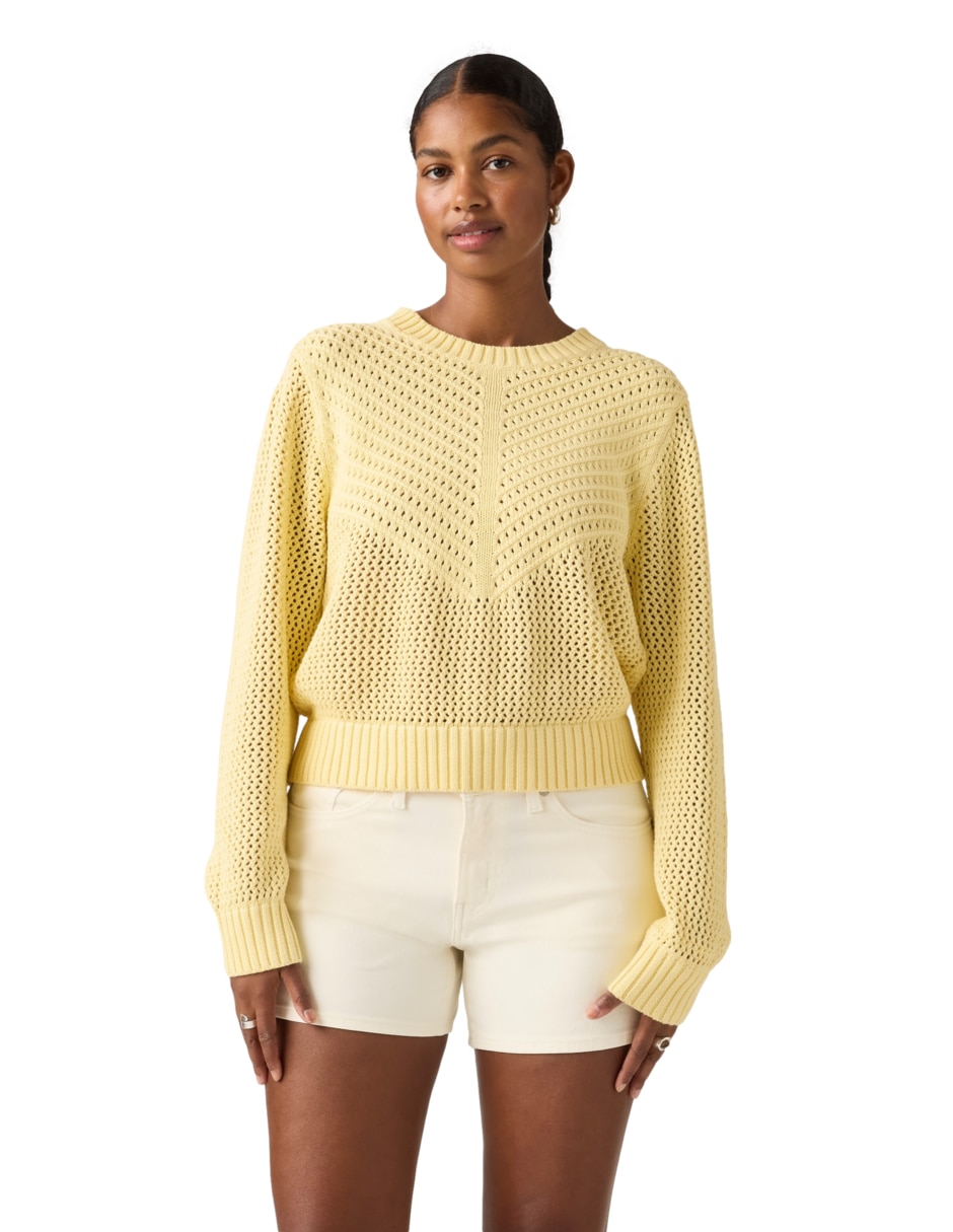 Suéter cuello redondo para mujer Suéter cuello redondo para mujer
