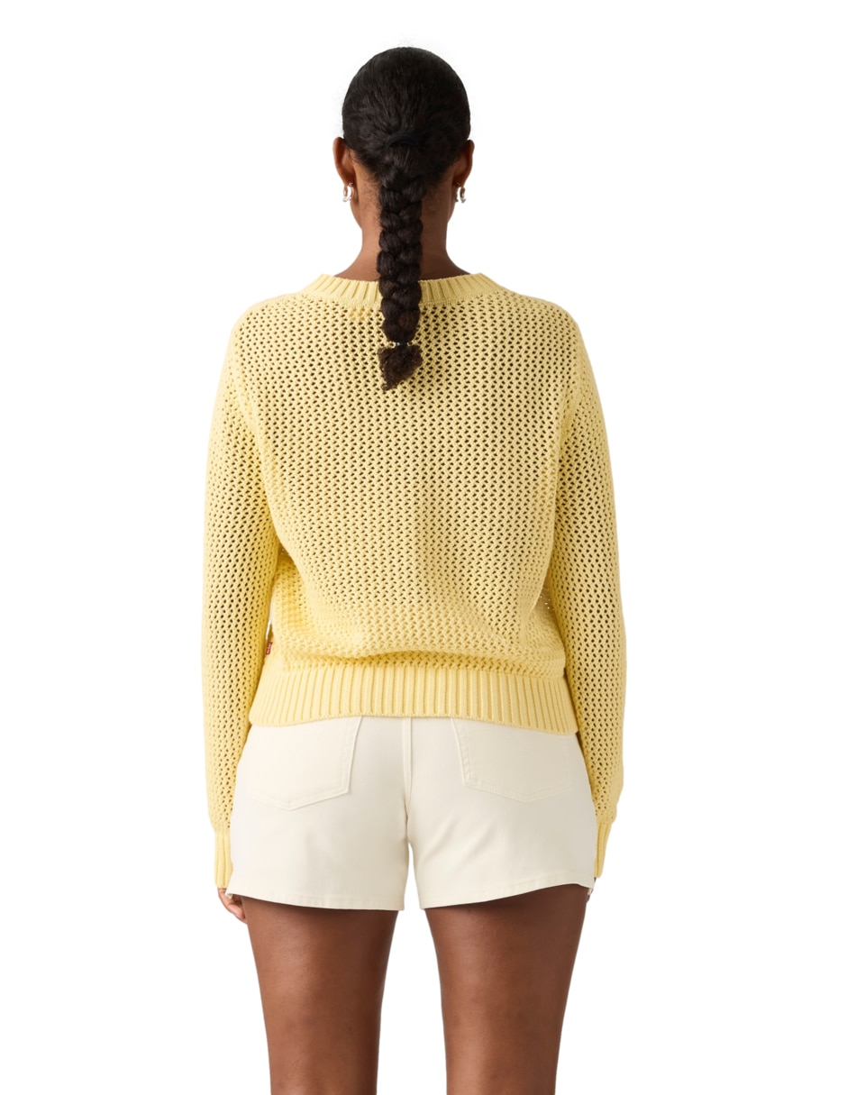 Suéter cuello redondo para mujer 4