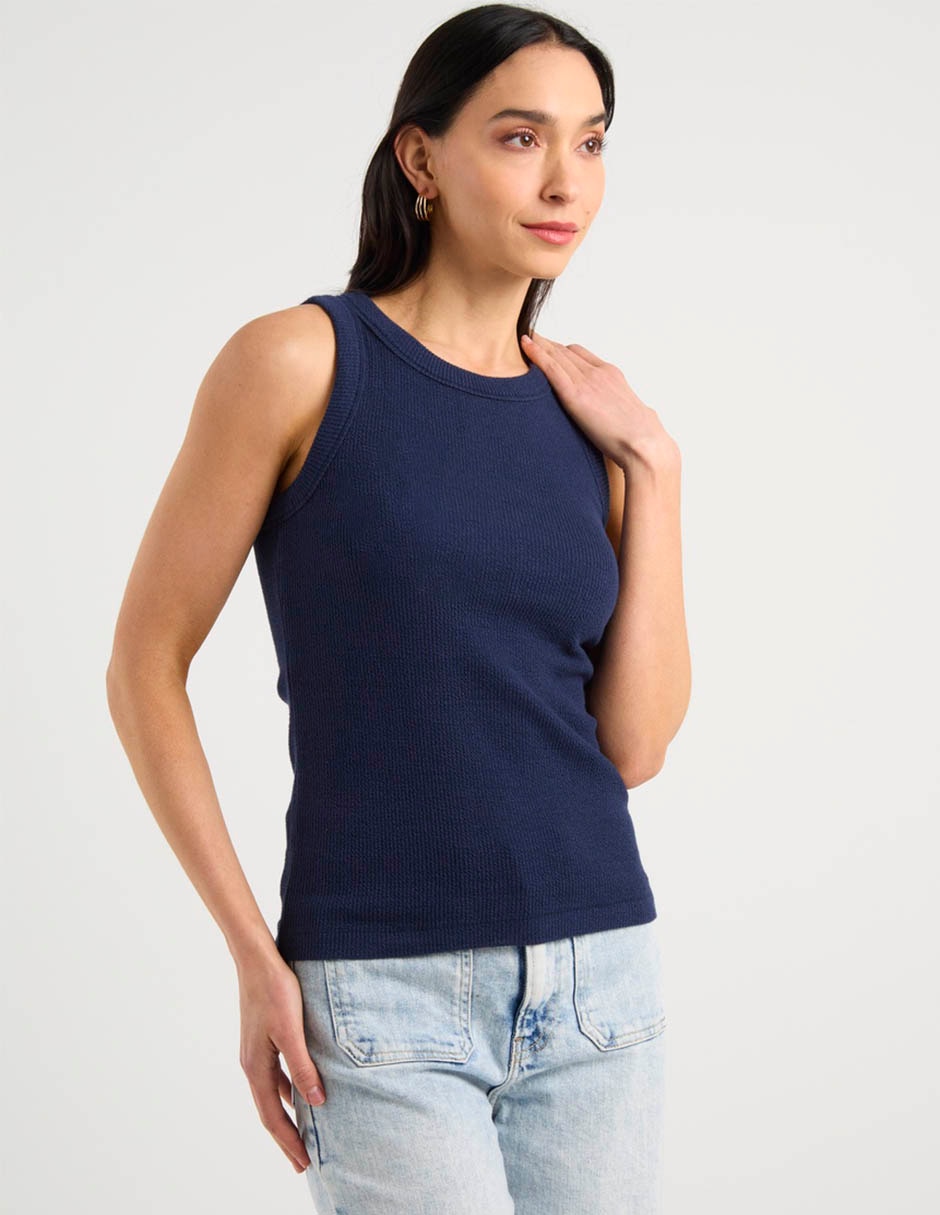 Playera cuello redondo para mujer