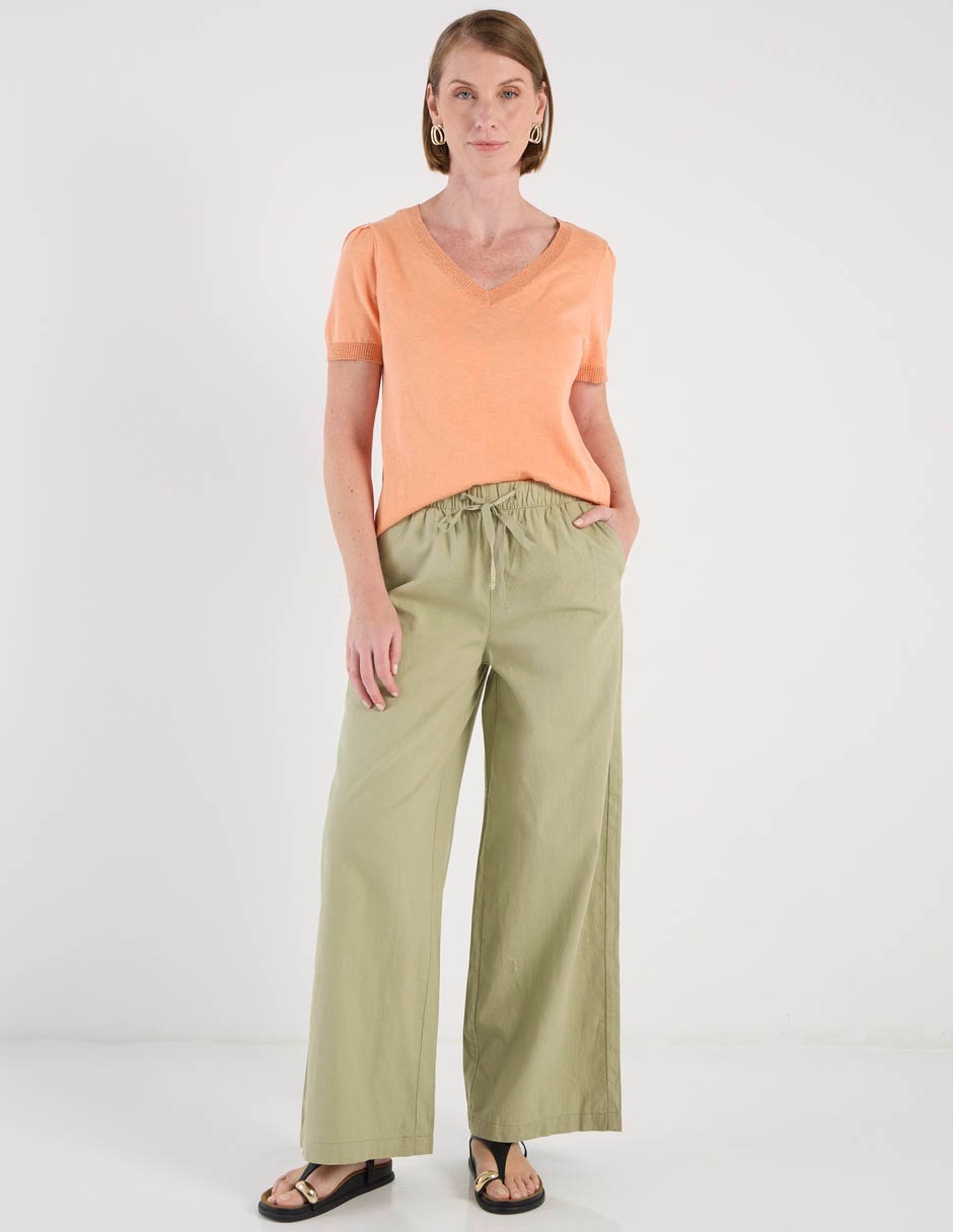 Pantalón relaxed Dockers amplio para mujer