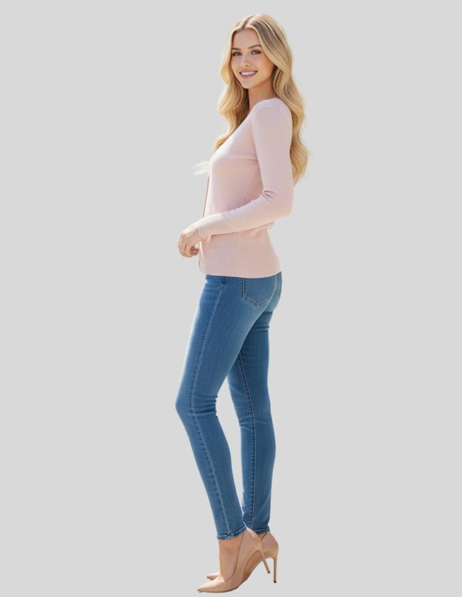 Suéter cuello v para mujer 10