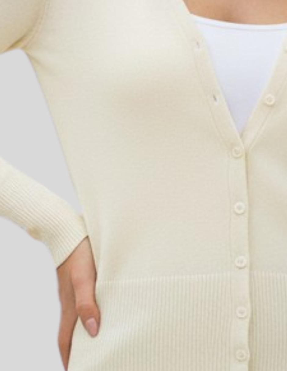 Suéter cuello v para mujer