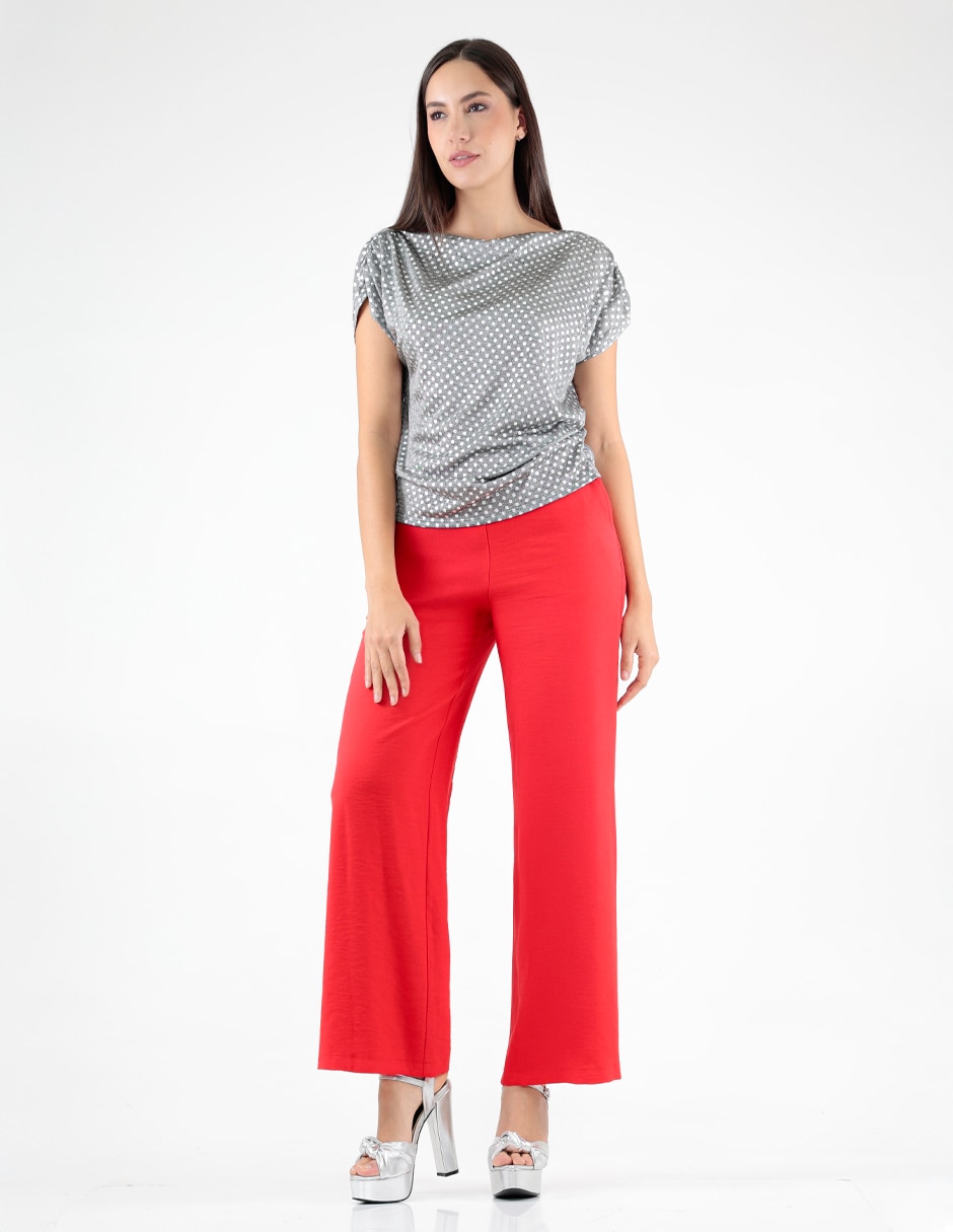 Blusa manga corta para mujer 3