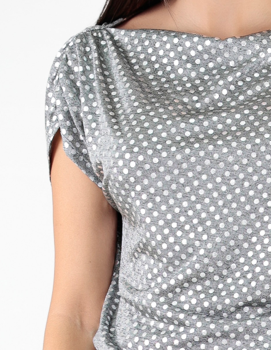 Blusa manga corta para mujer 4
