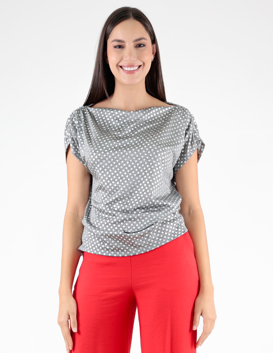 Blusa manga corta para mujer 1