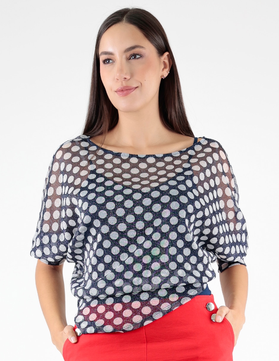 Blusa manga 3/4 para mujer 1