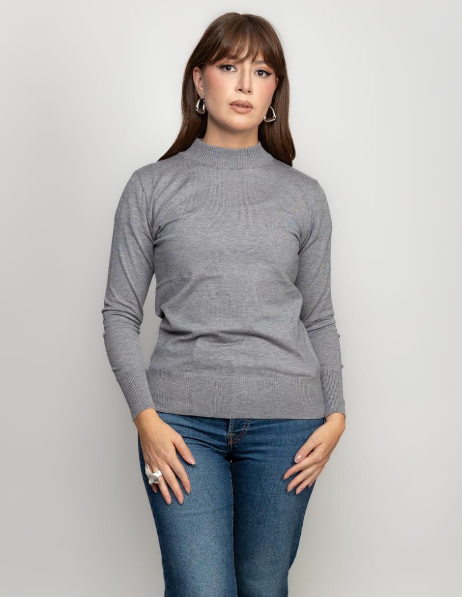 Suéter cuello alto para mujer 1