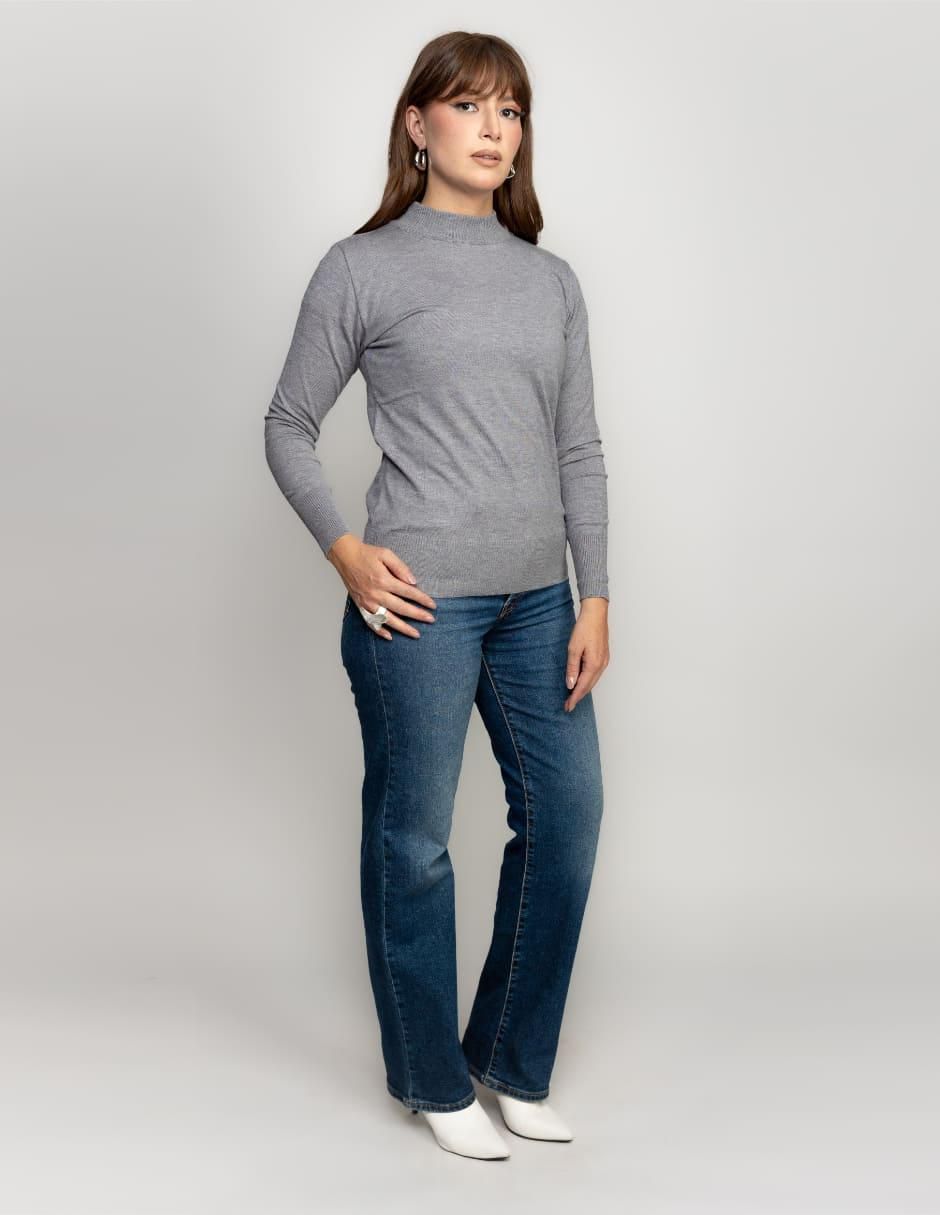 Suéter cuello alto para mujer 3