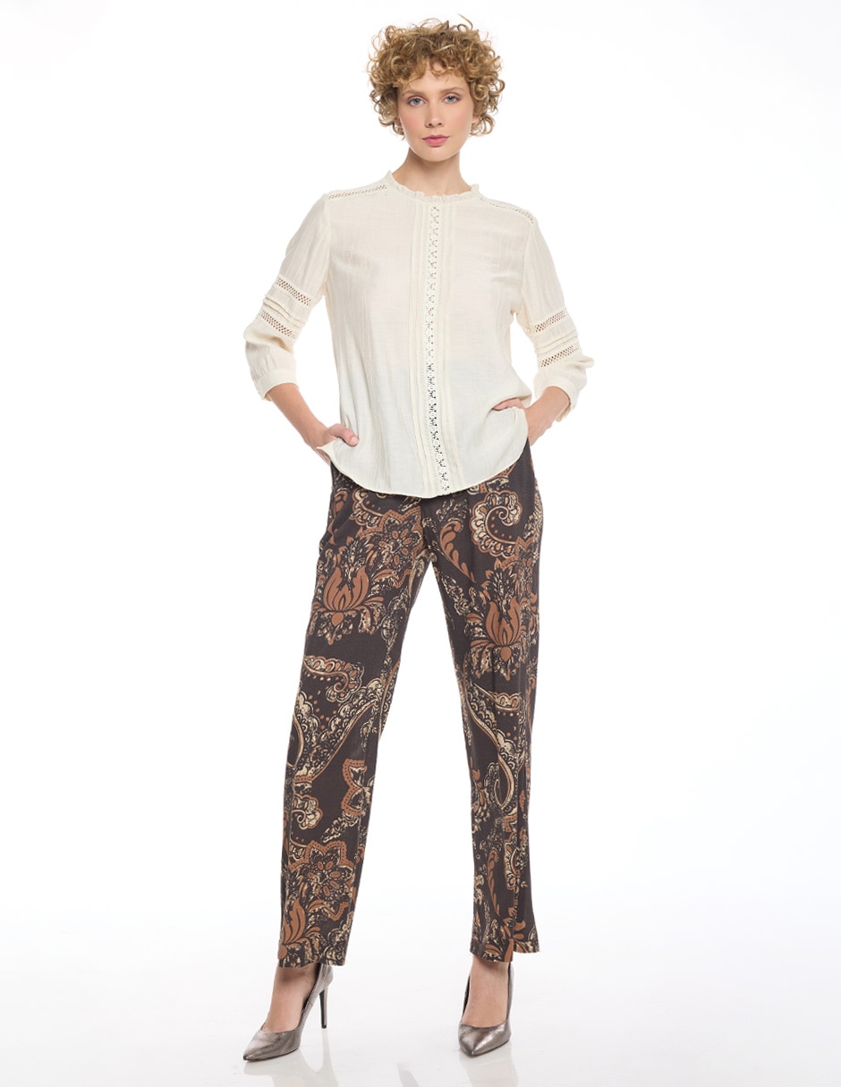Blusa molly manga 3/4 para mujer 5