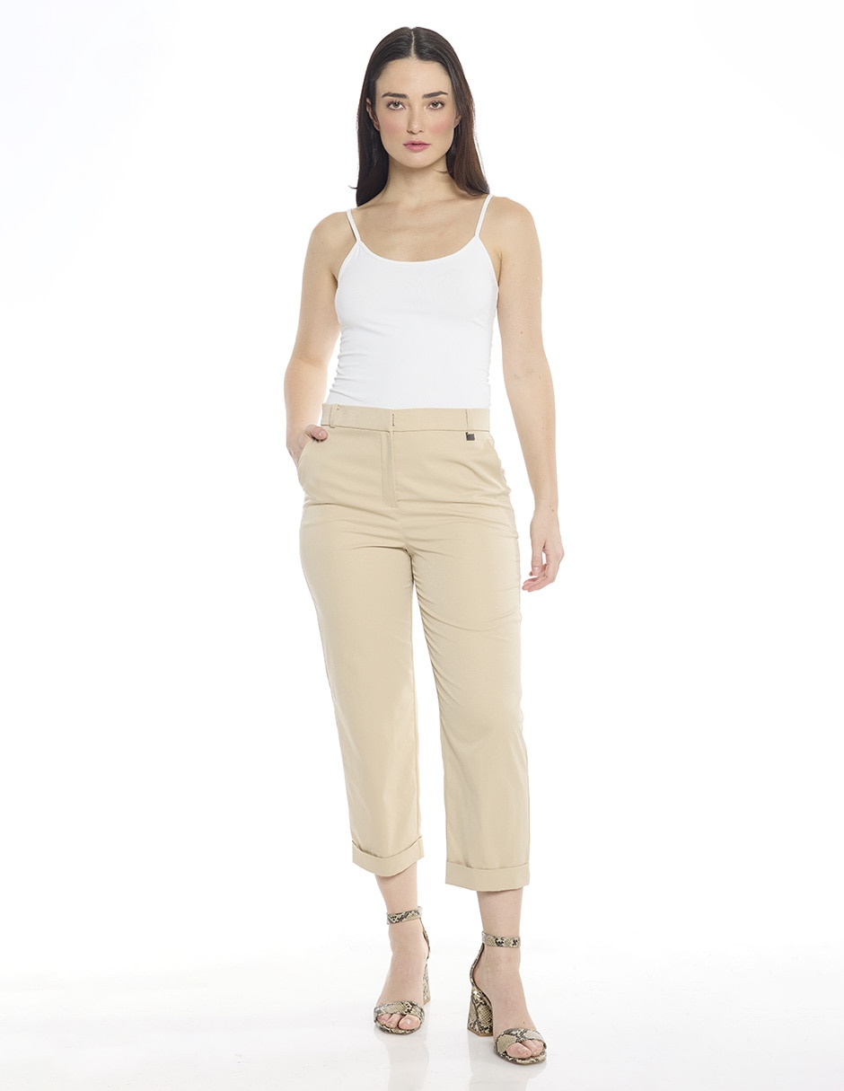 Pantalón capri regular para mujer 5