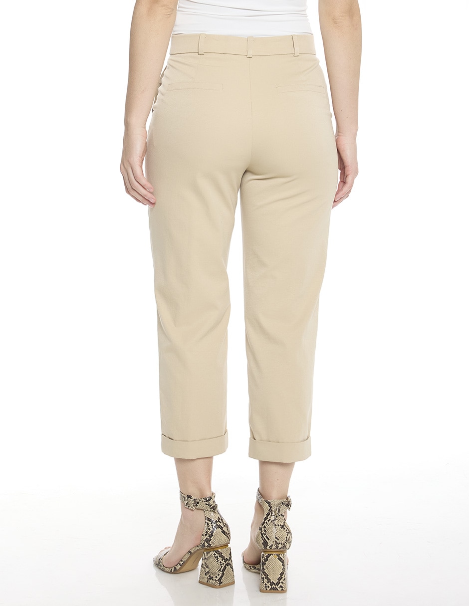 Pantalón capri regular para mujer 3