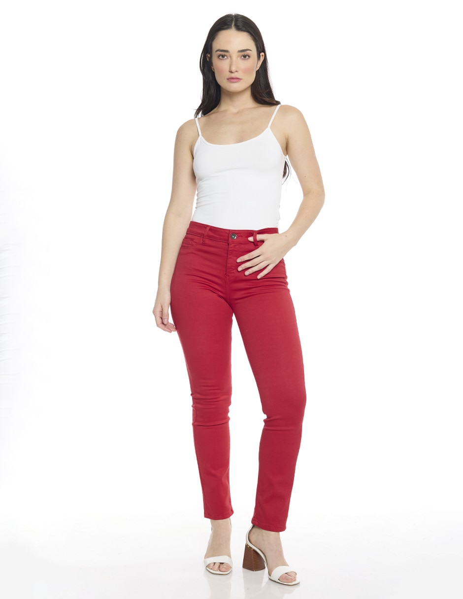 Jeans skinny esenciales para mujer 5