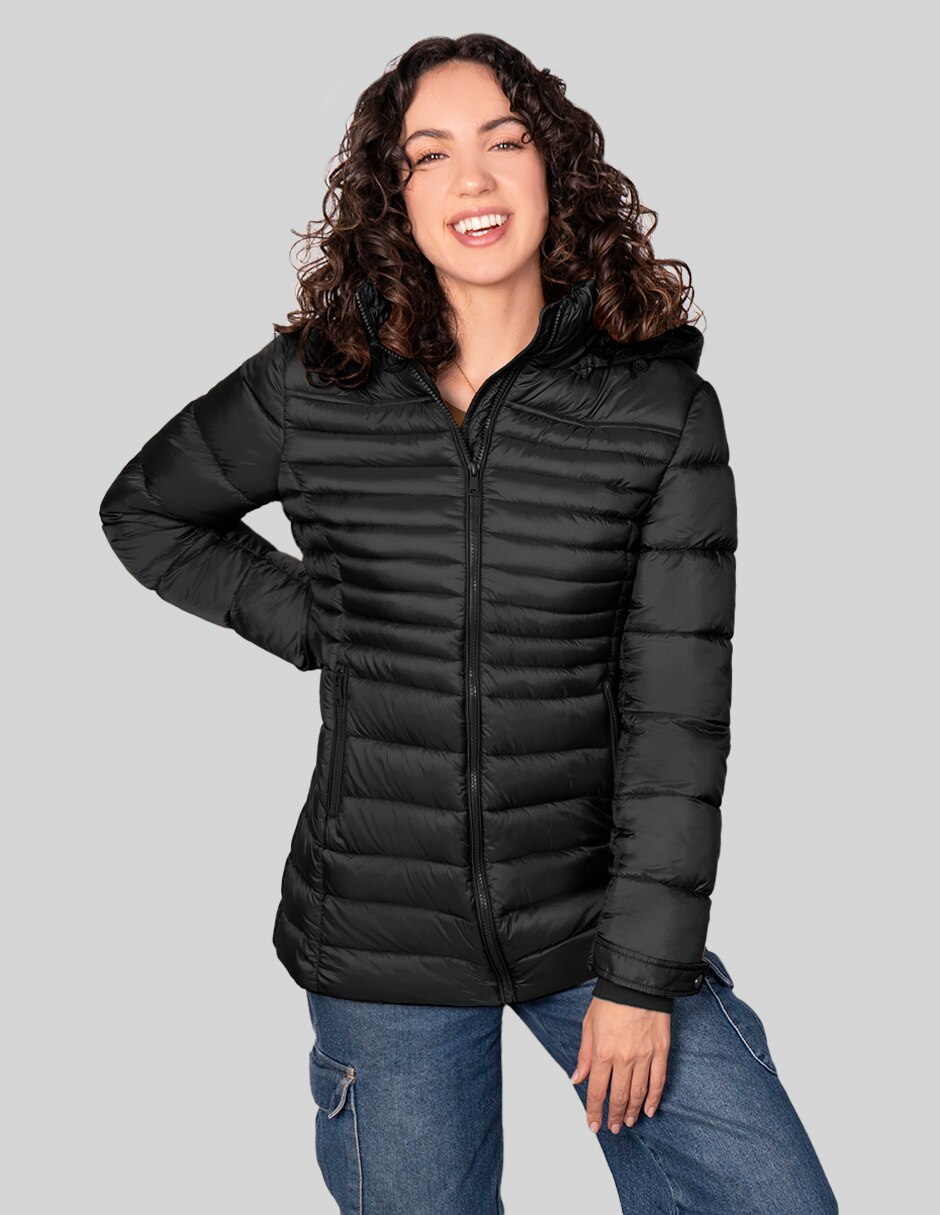 Chamarra acolchada greenlander para mujer