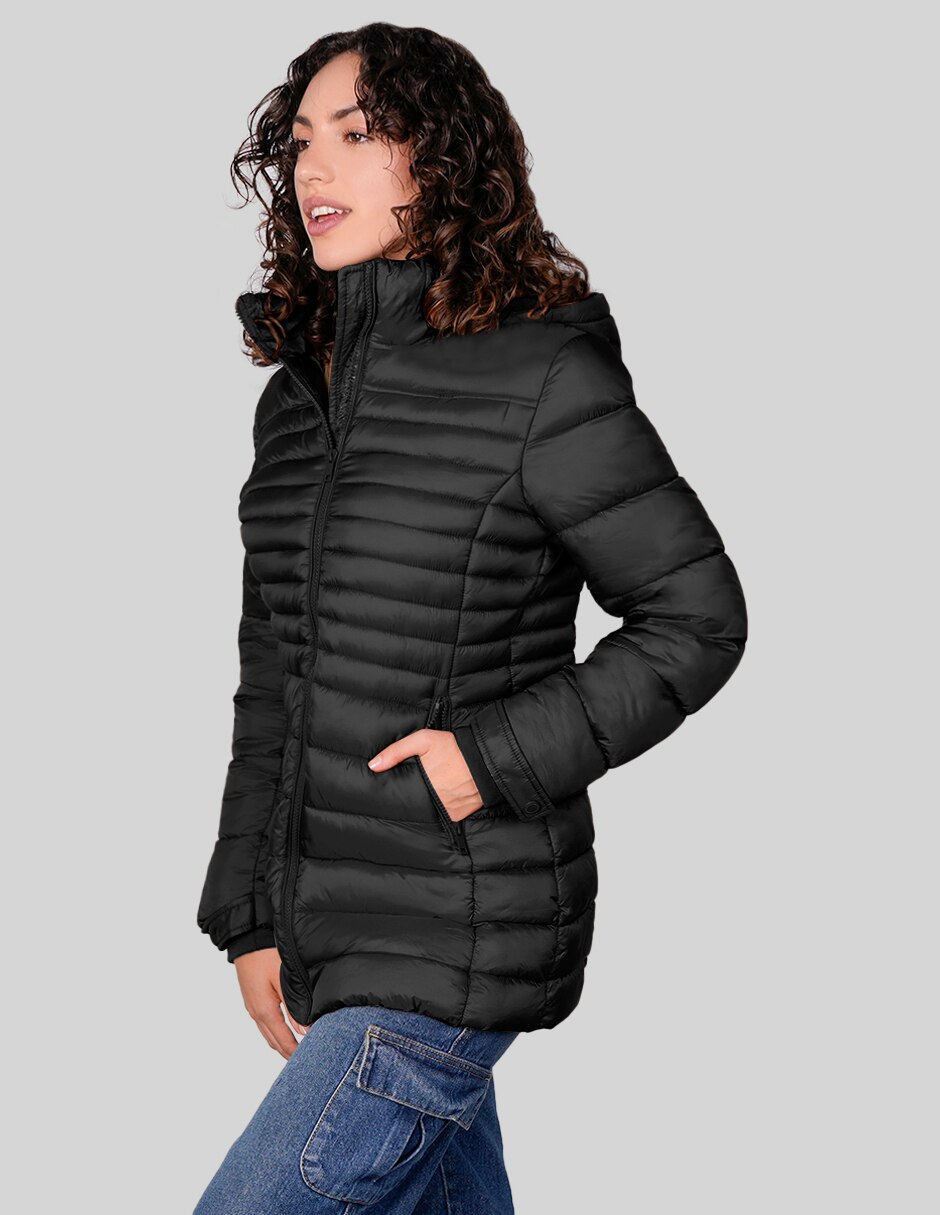 Chamarra acolchada greenlander para mujer